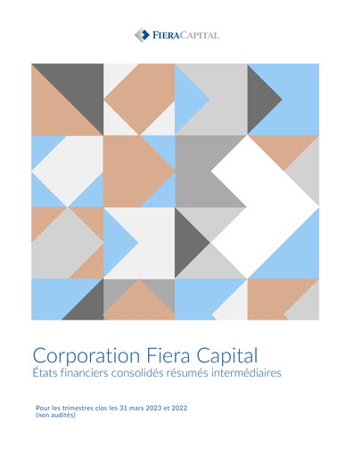 Thumbnail Fiera Capital Financial Statement 2023-q1