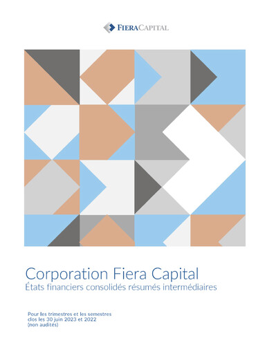 Thumbnail Fiera Capital Financial Statement 2023-q2
