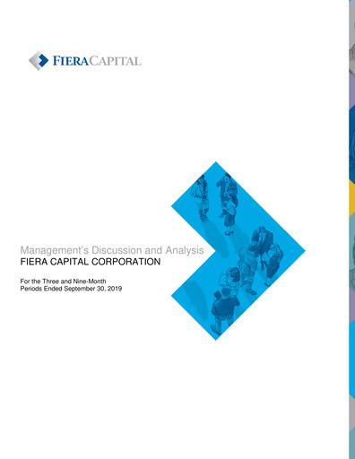 Thumbnail Fiera Capital Quarterly Report 2019-q3
