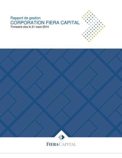 Thumbnail Fiera Capital Quarterly Report 2014-q1
