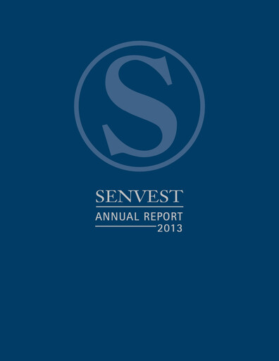 Thumbnail Senvest Capital Annual Report 2013