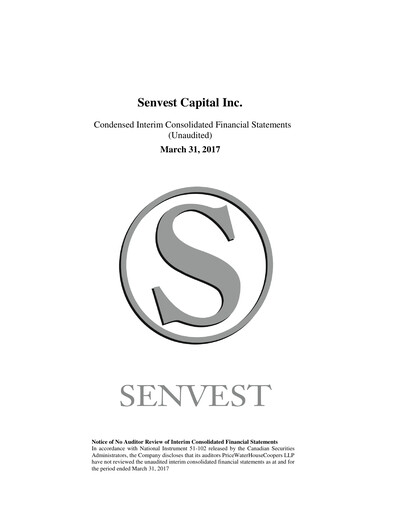 Thumbnail Senvest Capital Quarterly Report 2017-q1