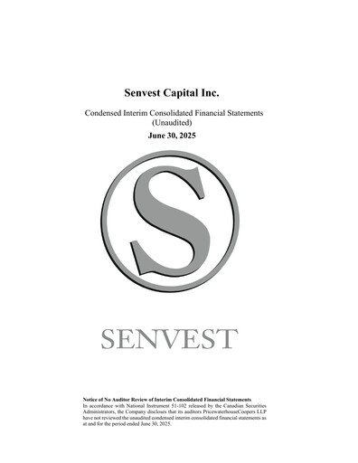 Thumbnail Senvest Capital Quarterly Report 2025-q2