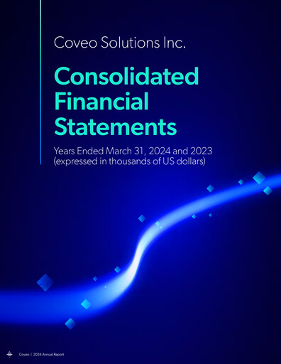Thumbnail Coveo Solutions Financial Statement fy2024