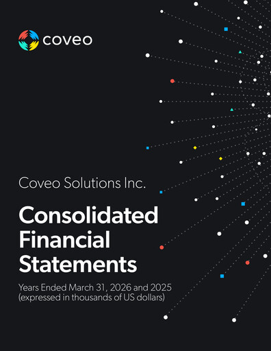 Thumbnail Coveo Solutions Financial Statement fy2026