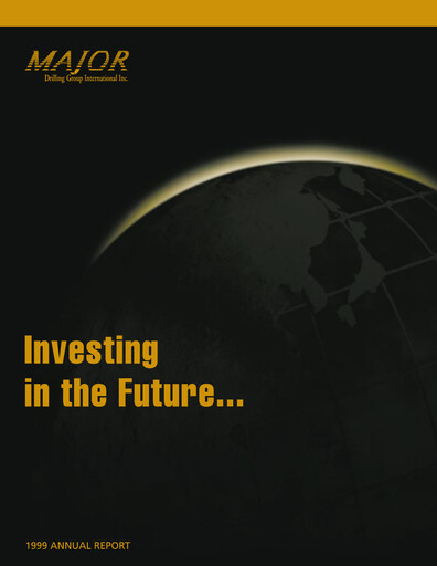 Miniature Major Drilling Group International Rapport annuel 1999