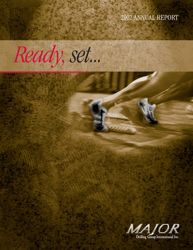 Miniature Major Drilling Group International Rapport annuel 2002
