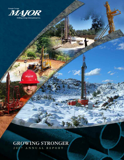 Miniature Major Drilling Group International Rapport annuel 2007