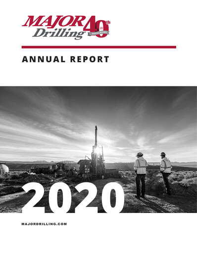 Miniature Major Drilling Group International Rapport annuel 2020