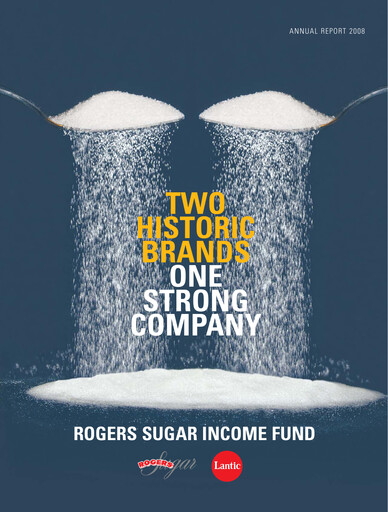 Thumbnail Rogers Sugar (Lantic) Annual Report 2008