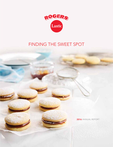 Thumbnail Rogers Sugar (Lantic) Annual Report 2016