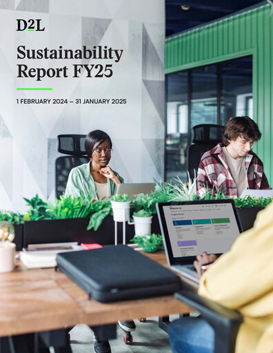 Thumbnail D2L Inc. Sustainability Report fy2025