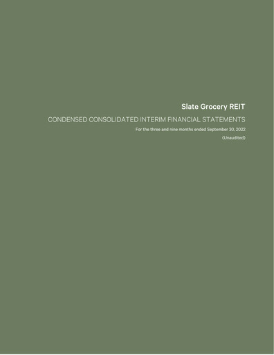 Thumbnail Slate Grocery REIT Quarterly Report 2022-q3