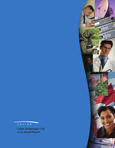 Thumbnail Calian Group Annual Report 2009