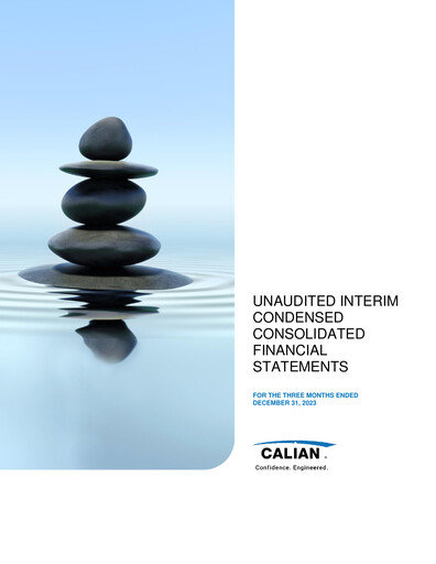 Thumbnail Calian Group Quarterly Report 2024-q1