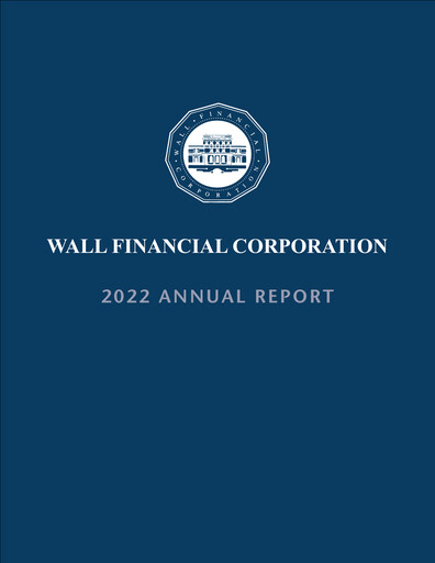 Miniature Wall Financial Corporation Rapport annuel 2022
