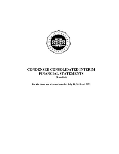 Miniature Wall Financial Corporation Rapport trimestriel fy2024-q2