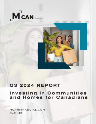 Thumbnail MCAN Mortgage Corporation Quarterly Report 2024-q3