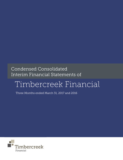 Thumbnail Timbercreek Financial Quarterly Report 2017-q1