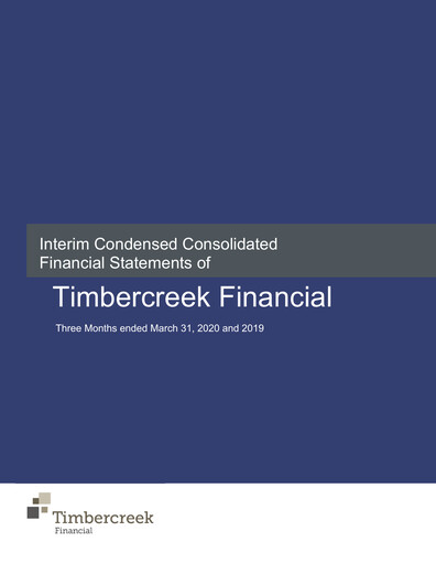 Thumbnail Timbercreek Financial Quarterly Report 2020-q1