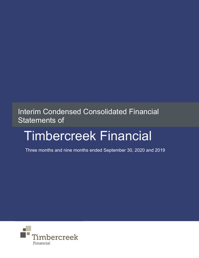 Thumbnail Timbercreek Financial Quarterly Report 2020-q3