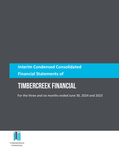 Thumbnail Timbercreek Financial Quarterly Report 2024-q2