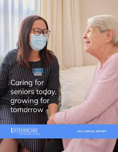 Thumbnail Extendicare Annual Report 2021