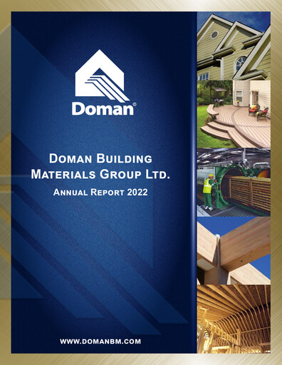 Thumbnail Doman Building Materials Group Annual Report 2022