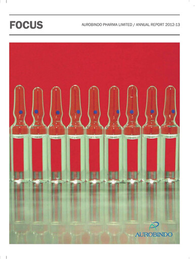 Thumbnail Aurobindo Pharma
 Annual Report 2012-2013