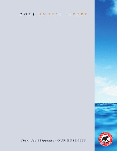 Thumbnail Algoma Central Corporation Annual Report 2015