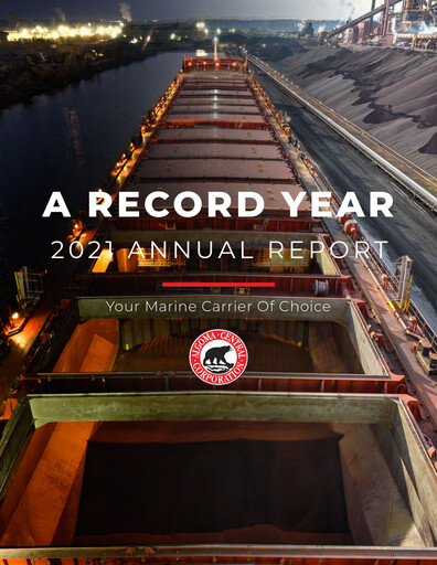 Thumbnail Algoma Central Corporation Annual Report 2021