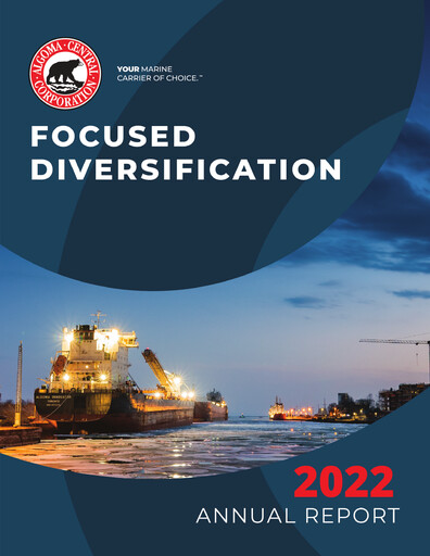 Thumbnail Algoma Central Corporation Annual Report 2022