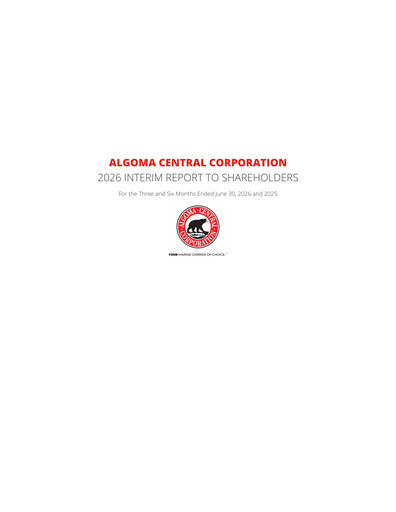 Thumbnail Algoma Central Corporation Quarterly Report 2026-q2