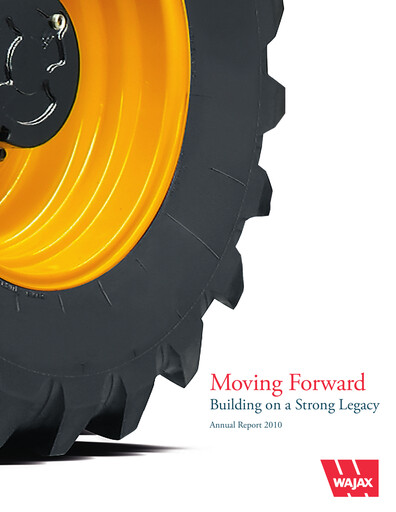 Thumbnail Wajax Corporation Annual Report 2010