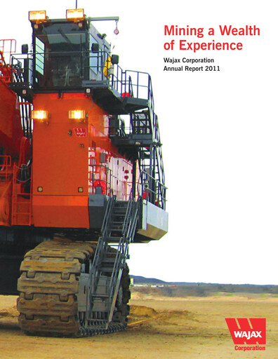 Thumbnail Wajax Corporation Annual Report 2011