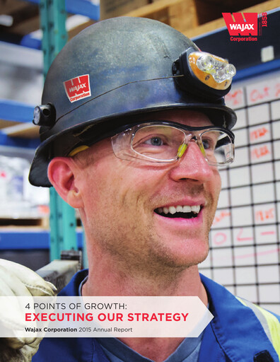 Thumbnail Wajax Corporation Annual Report 2015