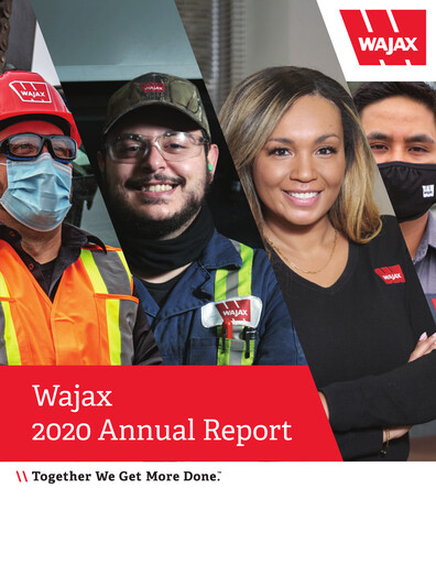Thumbnail Wajax Corporation Annual Report 2020