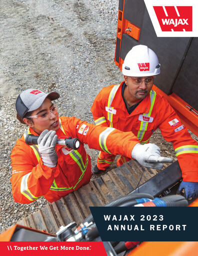 Thumbnail Wajax Corporation Annual Report 2023