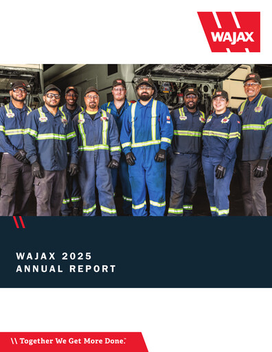 Miniature Wajax Corporation Rapport annuel 2025