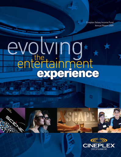 Thumbnail Cineplex Annual Report 2009