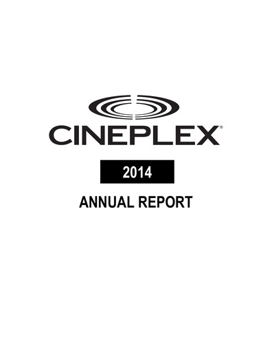 Thumbnail Cineplex Annual Report 2014