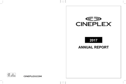 Thumbnail Cineplex Annual Report 2017