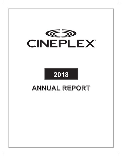 Thumbnail Cineplex Annual Report 2018