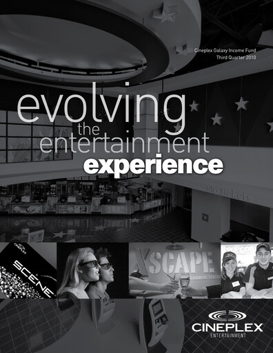 Miniature Cineplex Rapport trimestriel 2010-q3