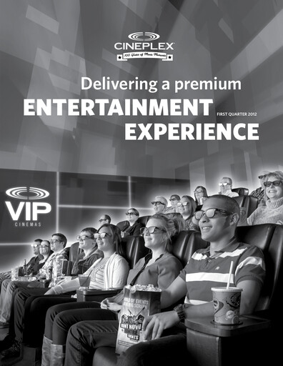 Miniature Cineplex Rapport trimestriel 2012-q1