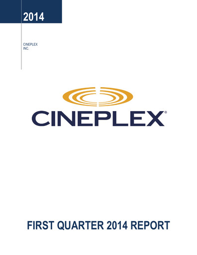 Miniature Cineplex Rapport trimestriel 2014-q1