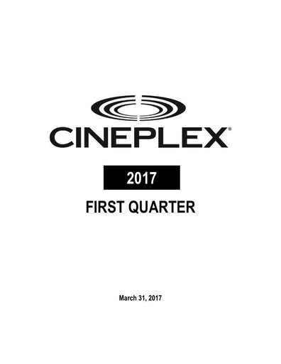 Miniature Cineplex Rapport trimestriel 2017-q1