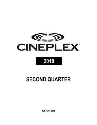 Miniature Cineplex Rapport trimestriel 2018-q2