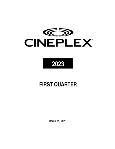 Miniature Cineplex Rapport trimestriel 2023-q1