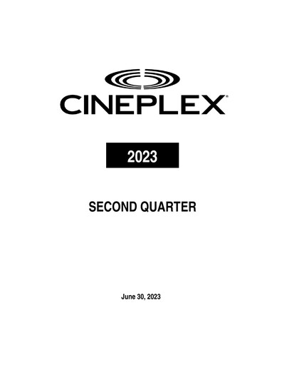 Miniature Cineplex Rapport trimestriel 2023-q2